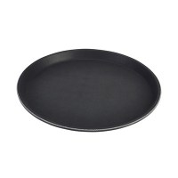 BLACK Heavy Duty Round Fibreglass Tray